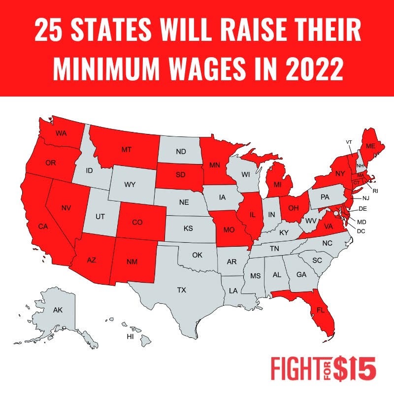 Despite historic minimum wage increases, the South still trails behind